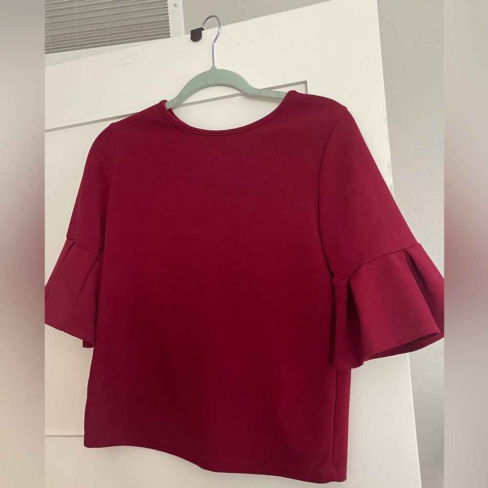 Elegant Red Women's Top